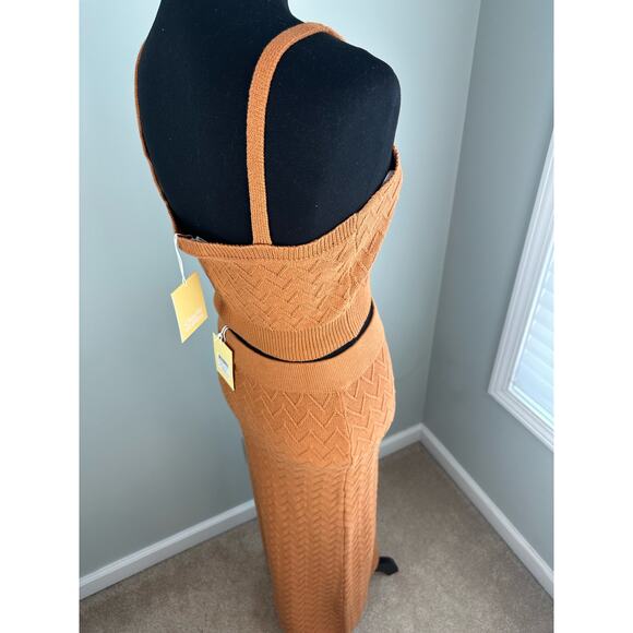 NWT Charlie Holiday Grace Knit Set Sundial Brown-Size 6 - Picture 10 of 12